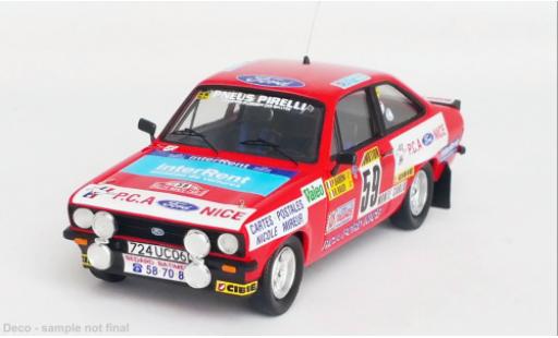 Ford Escort 1/43 Trofeu MK II RS 2000 No.59 Rallye WM Rallye Monte Carlo 1982 diecast model cars