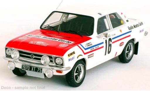 Diecast model cars Opel Ascona 1/43 Trofeu A No.16 Rallye Monte Carlo 1972 Opel Ascona 1/43 Trofeu A No.16 Rallye Monte Carlo 1972 diecast model cars