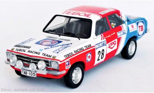 Diecast model cars Opel Ascona 1/43 Trofeu A No.28 Rallye WM 1000 Lakes Rallye 1974 Opel Ascona 1/43 Trofeu A No.28 Rallye WM 1000 Lakes Rallye 1974 diecast model cars