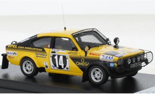 Diecast model cars Opel Kadett 1/43 Trofeu C GT/E No.14 Rallye WM Safari Rallye 1976 Opel Kadett 1/43 Trofeu C GT/E No.14 Rallye WM Safari Rallye 1976 diecast model cars