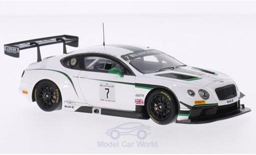 Diecast model cars Bentley Continental T 1/18 TrueScale Miniatures GT3 No.7 M-Sport Blancpain GT Series Silverstone 2014 G.Smith/A.Meyrick/S.Kane Bentley Continental T 1/18 TrueScale Miniatures GT3 No.7 M-Sport Blancpain GT Series Silverstone 2014 G.Smith/A.Meyrick/S.Kane diecast model cars