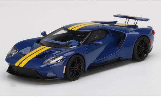 Ford GT 1/43 TrueScale Miniatures blue/yellow diecast model cars