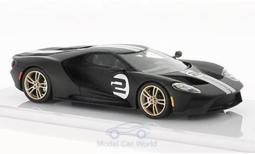 Diecast model cars Ford GT 1/43 TrueScale Miniatures matt-black No.2 Heritage Edition 2017 Ford GT 1/43 TrueScale Miniatures matt-black No.2 Heritage Edition 2017 diecast model cars