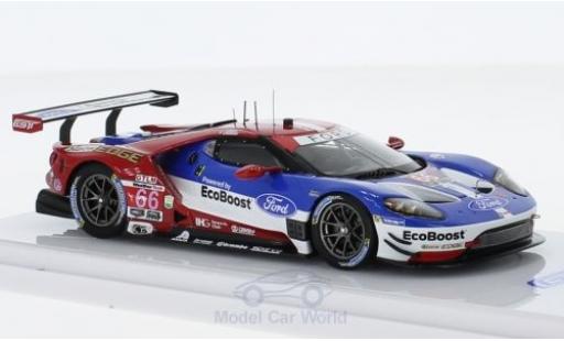 Ford GT 1/43 TrueScale Miniatures No.66 Chip Ganassi Racing 24h Daytona 2017 D.Müller/J.Hand/S.Bourdais diecast model cars