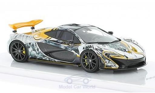 McLaren P1 1/43 TrueScale Miniatures Art Car by Sticker City 2014 diecast model cars