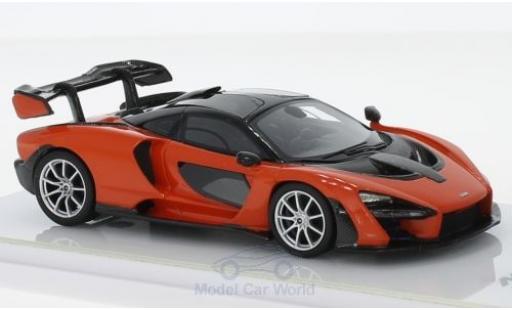 Diecast model cars McLaren Senna 1/43 TrueScale Miniatures orange/carbon 2018 McLaren Senna 1/43 TrueScale Miniatures orange/carbon 2018 diecast model cars