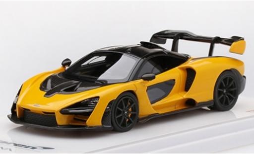 McLaren Senna 1/43 TrueScale Miniatures metallic yellow diecast model cars