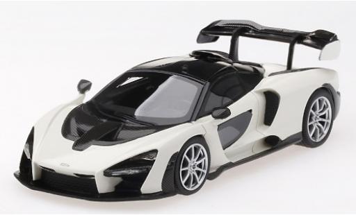 McLaren Senna 1/43 TrueScale Miniatures white diecast model cars