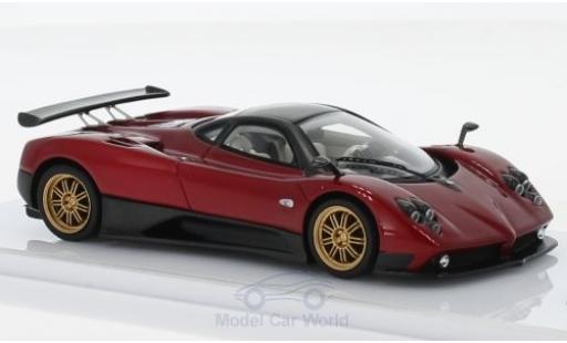 Pagani Zonda R 1/43 TrueScale Miniatures F metallic red/carbon 2006 diecast model cars