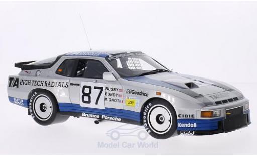 Porsche 924 1982 1/18 TrueScale Miniatures Carrera GTR No.87 Brumos T/A High Tech Radials 24h Le Mans 1982 J.Busby/D.Bundy/M.Mignot diecast model cars