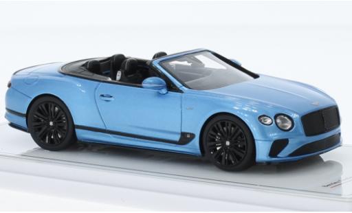 Diecast model cars Bentley Continental 1/43 TrueScale Miniatures GT Speed Cabriolet metallise blue clair Bentley Continental 1/43 TrueScale Miniatures GT Speed Cabriolet metallise blue clair diecast model cars