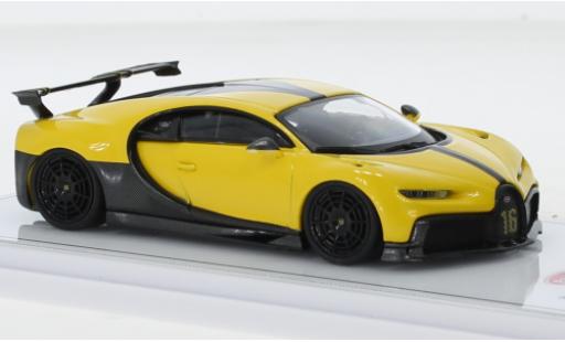 Diecast model cars Bugatti Chiron 1/43 TrueScale Miniatures Pur Sport yellow/black 2020 Bugatti Chiron 1/43 TrueScale Miniatures Pur Sport yellow/black 2020 diecast model cars