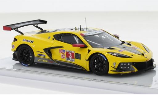 Chevrolet Corvette 1/43 TrueScale Miniatures C8.R No.3 Racing IMSA 12h Sebring 2022 diecast model cars