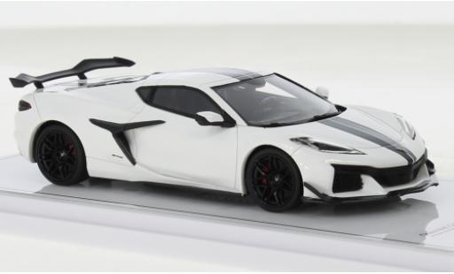 Chevrolet Corvette 1/43 TrueScale Miniatures (C8) Z06 white 2023 diecast model cars