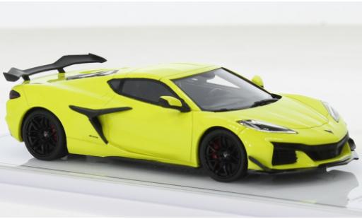 Chevrolet Corvette 1/43 TrueScale Miniatures (C8) Z06 yellow clair 2023 diecast model cars