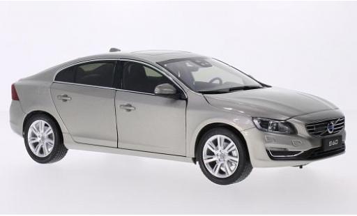 Volvo S60 1/18 Ultimate Diecast metallic beige 2015 diecast model cars