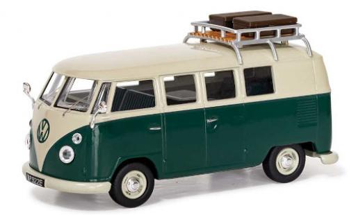 Diecast model cars Volkswagen T1 1/43 Vanguards 1500 SP Devon Caravette (Type 2) green/white RHD avec Rack de toit Volkswagen T1 1/43 Vanguards 1500 SP Devon Caravette (Type 2) green/white RHD avec Rack de toit diecast model cars