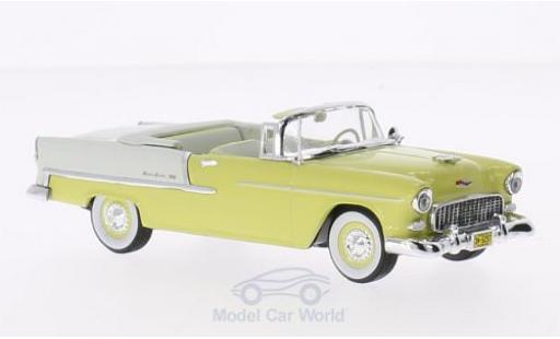 Chevrolet Bel Air 1/43 Vitesse Convertible yellow/white 1955 diecast model cars