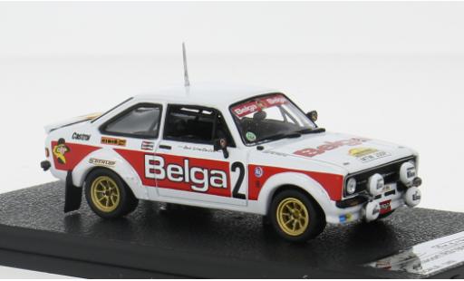 Ford Escort 1/43 Vitesse MKII RS 1800 No.2 Belga Rallye du Condroz 1979 1:43 diecast model cars