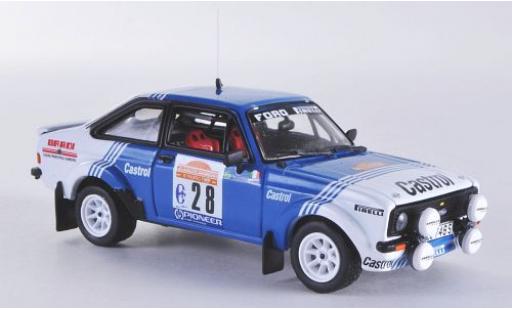 Ford Escort 1/43 Vitesse MKII RS1800 No.28 Castrol Rallye Sanremo 1981 diecast model cars