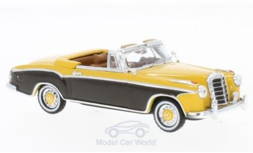 Mercedes 220 SE 1/43 Vitesse SE Cabriolet yellow/brown 1958 diecast model cars