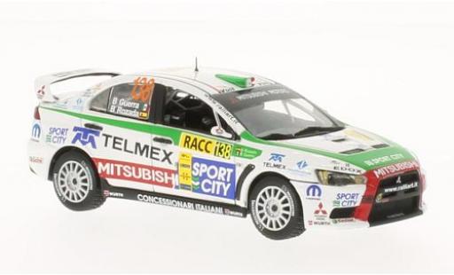 Diecast model cars Mitsubishi Lancer 1/43 Vitesse Evolution X No.138 Sport City Rallye Catalunya 2012 B.Guerra/B.Rozada sans Vitrine Mitsubishi Lancer 1/43 Vitesse Evolution X No.138 Sport City Rallye Catalunya 2012 B.Guerra/B.Rozada sans Vitrine diecast model cars