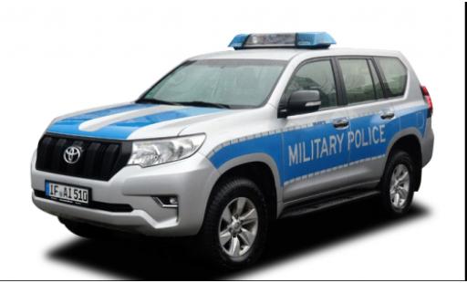Toyota Land Cruiser 1/43 Vitesse Prado Militärpolizei 2018 diecast model cars