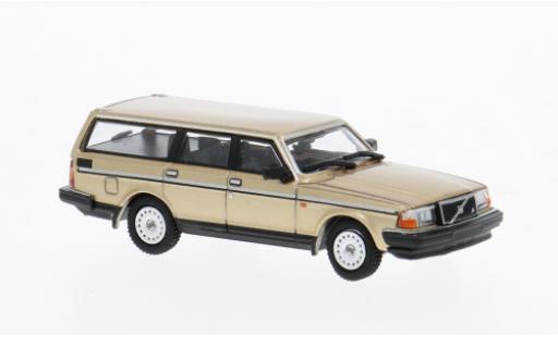 Diecast model cars Volvo 240 1/87 Minichamps GL Break gold 1:87 Volvo 240 1/87 Minichamps GL Break gold 1:87 diecast model cars