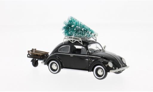 Diecast model cars Volkswagen Beetle "Christmas 2025" schwarz 1/43 Schuco