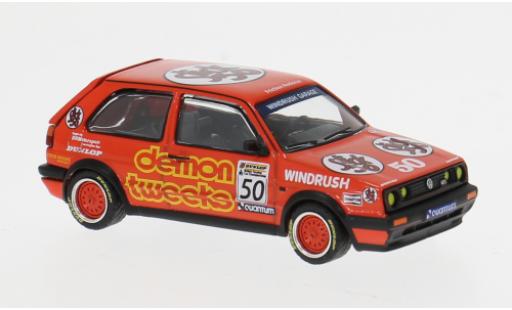 Volkswagen Golf 1/64 Pop Race GTI MK2 rot 1988 1:64 diecast model cars