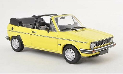 Volkswagen Golf Cabriolet 1/43 Minichamps Convertible yellow 1980 diecast model cars