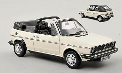 Volkswagen Golf Cabriolet 1/43 Norev Convertible white 1981 diecast model cars