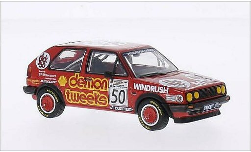 Volkswagen Golf GTI 1/43 Vanguards RHD No.50 Demon Tweeks Team Demon Tweeks BTCC Silverstone 1988 diecast model cars