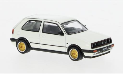 Diecast model cars Volkswagen Golf 1/64 Pop Race Mk2 GTI weiss 1:64 Volkswagen Golf 1/64 Pop Race Mk2 GTI weiss 1:64 diecast model cars