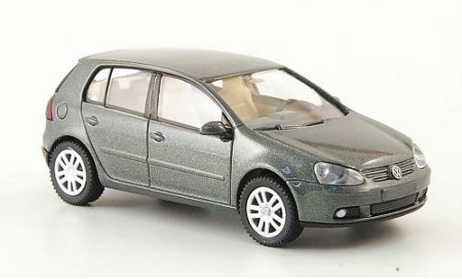 Volkswagen Golf Base 1/87 Wiking grey-green 5-Turer 2003 diecast model cars