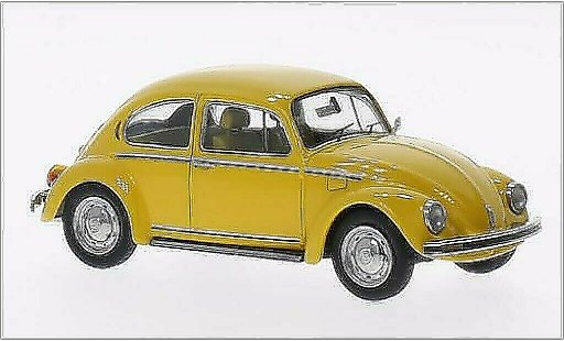Volkswagen Kafer Base 1/43 Schuco 1200 Sunny Bug yellow diecast model cars