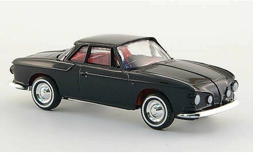 Volkswagen Karmann Ghia Coupe 1/87 Busch Ghia 1600 black diecast model cars