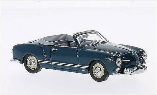 Volkswagen Karmann Ghia Base 1/43 Minichamps Ghia Convertible(typ 14) blue 1957 diecast model cars