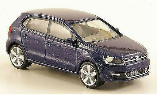 Volkswagen Polo Base 1/87 Herpa V blue 5-turig diecast model cars