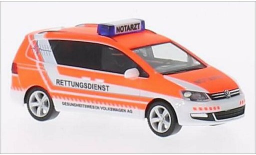 Volkswagen Sharan Base 1/87 Herpa AG Gesundheitswesen diecast model cars