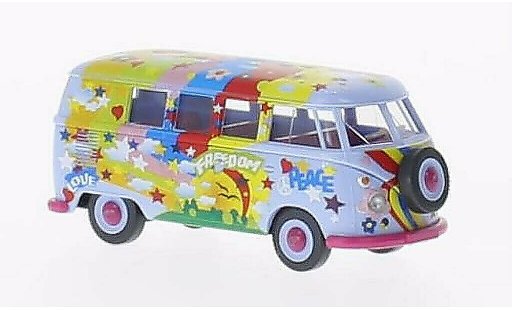 Volkswagen T1 Base 1/87 Wiking Bus Flower Power diecast model cars