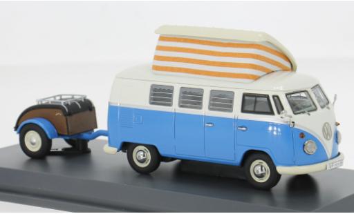 Volkswagen T1 1/43 Schuco Campingbus blau/weiss 1:43 diecast model cars