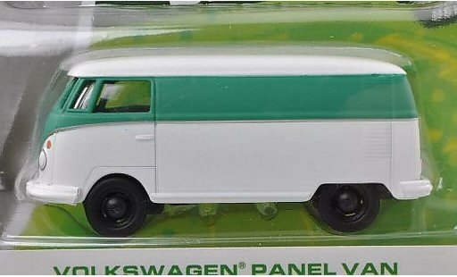 Volkswagen T1 Base 1/64 Greenlight van white/matt-turquoise diecast model cars