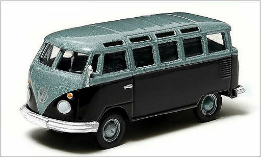 Volkswagen T1 Base 1/64 Greenlight Sambabus metallic blue/blue diecast model cars