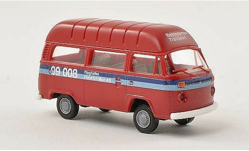 Volkswagen T2 Base 1/87 Brekina Hochroof-Estate Flughafen Frankfurt am Main - Behindertentransport diecast model cars