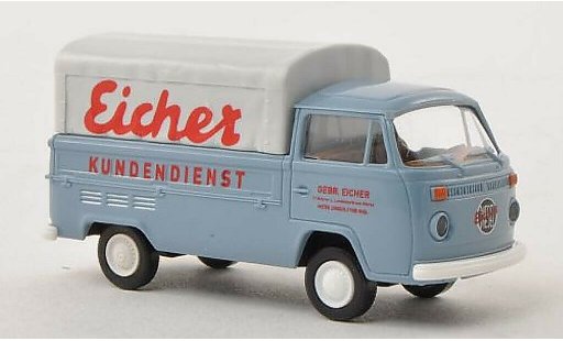 Volkswagen T2 Base 1/87 Brekina flatbed Eicher Kundendienst diecast model cars
