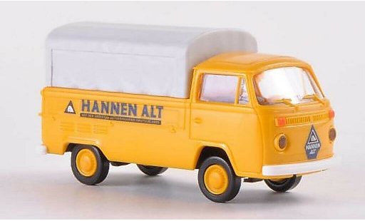 Volkswagen T2 Base 1/87 Brekina flatbed Hannen Alt with Plane diecast model cars
