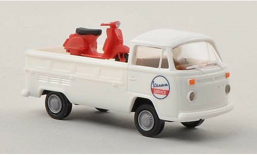 Volkswagen T2 Base 1/87 Brekina flatbed Vespa Service with Ladegut diecast model cars