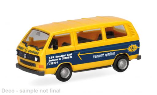 Volkswagen T3 1/87 Herpa Bus ASG Hamburg 1:87 diecast model cars