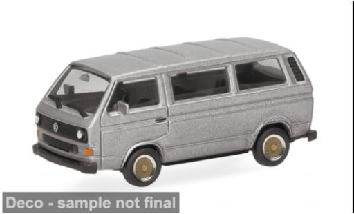 Diecast model cars Volkswagen T3 Bus silber 1/87 Herpa